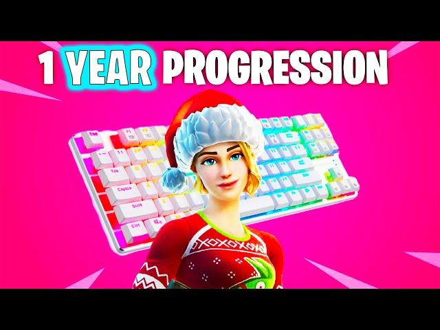 1 YEAR Fortnite Keyboard and Mouse Progression! (TIPS & TRICKS)