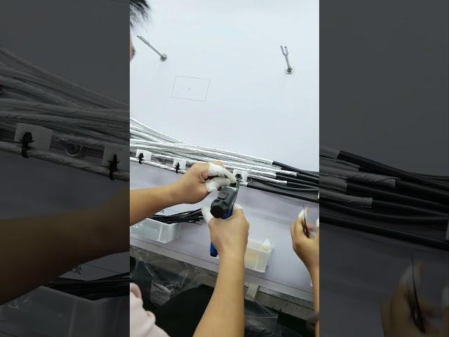 This is how a wiring harness is made!