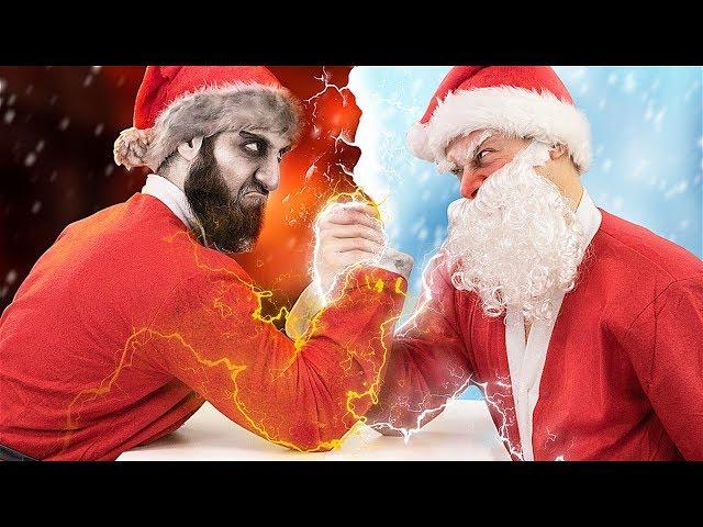 Good Santa vs Bad Santa – Christmas Rivalry