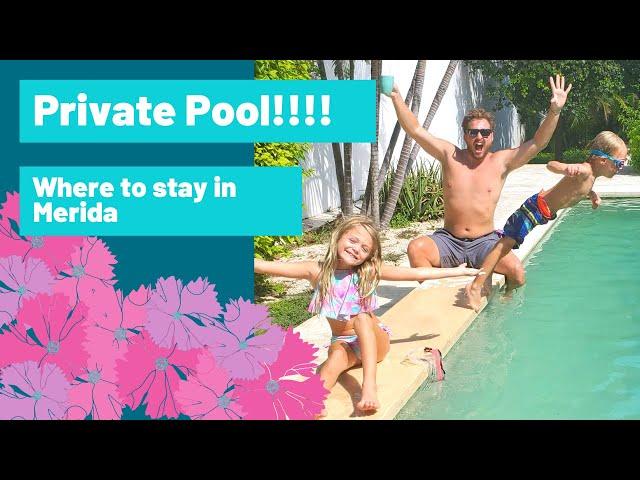 WHERE TO STAY MERIDA MEXICO - Airbnb Merida Mexico Room Tour!