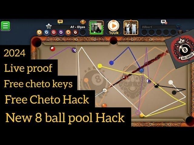 8 ball pool cheto hack 2025 / how to downalod cheto hack apk and key / free hack / 8 line hack