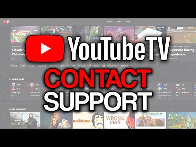 How to Contact Customer Support for YouTube TV (2025) - Full Tutorial