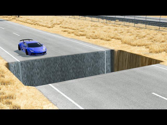 Cars vs Square Pit – BeamNG.Drive