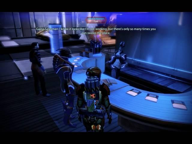 Mass Effect 2: Funny Scenes (Salarian Game Salesman in the Citadel)