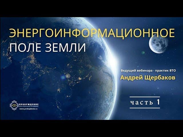 Энергоинформационное поле Земли / запись вебинара практика ВТО Андрея Щербакова, часть 1