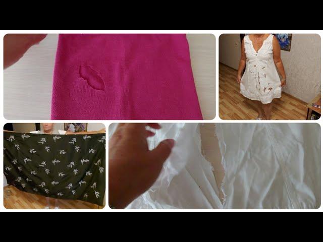 #diy  Переделки из мешка с ветошью. .Зашить дырку без   швейной машинки -легко!Экспериментирую.