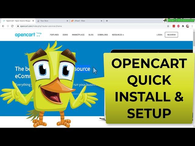 OpenCart Review & Quick Setup Free Open Source Ecommerce Store