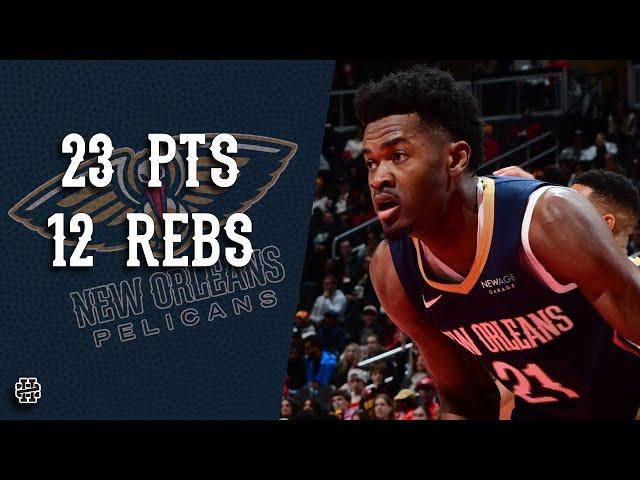 Yves Missi 23 pts 12 rebs vs Hawks 24/25 season