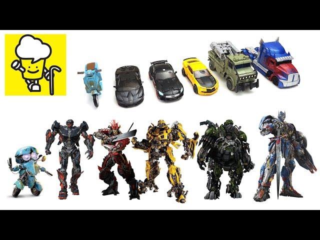 Transformers Movie 5 The Last Knight Toys with Optimus Prime Bumblebee Hot Rod トランスフォーマー 變形金剛