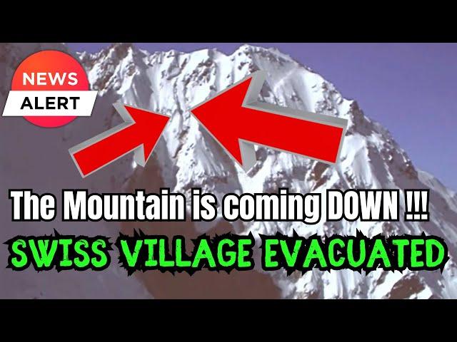 HUGE Mountain torn apart towards Town of Blatten live on Camera - Situation is Escalating quickly
