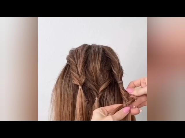 Flower style easy hairstyle | Hair Tutorial by Kamal | HairByKamal |#shorts #hairtutorial