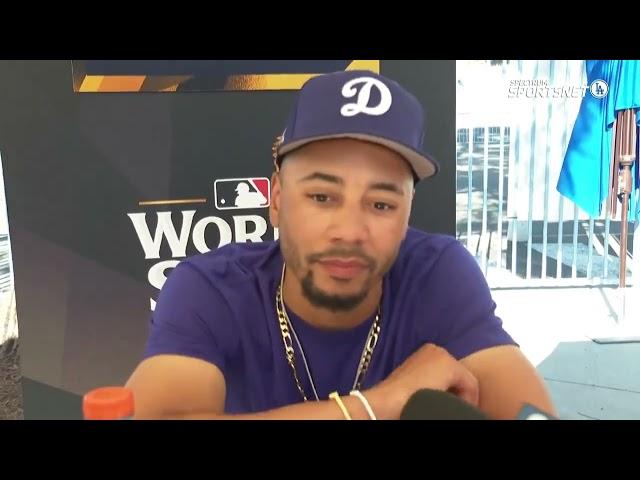 Dodgers Postseason: Mookie Betts discusses Legacy of Fernando Valenzuela, World Series vs Yankees