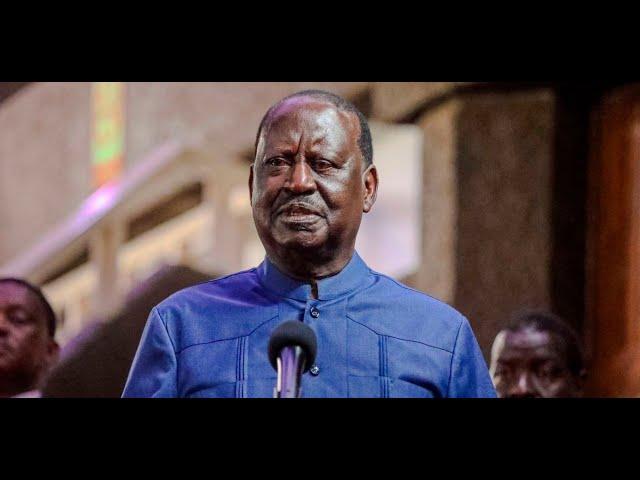 LIVE: Raila Odinga Presser