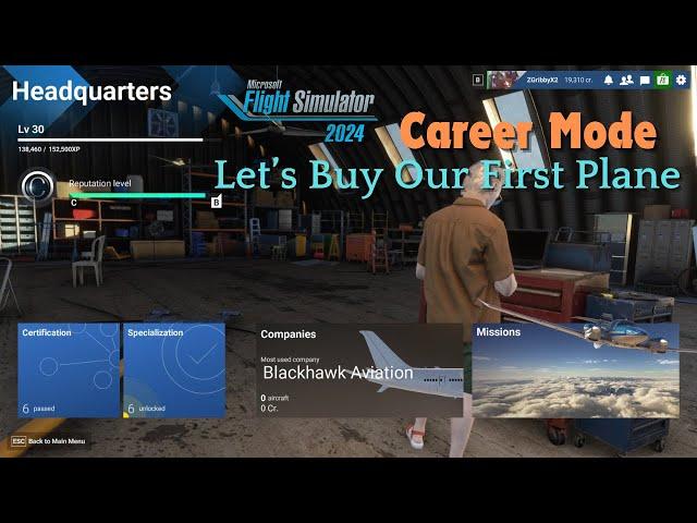 Microsoft Flight Simulator 2024 Career Mode... Blackhawk Aviation's first plane! #msfs2024