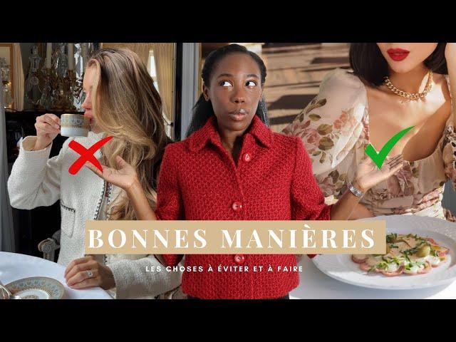 Bonnes manières à table : tout ce qu'il faut savoir (posture-couverts-serviette...)