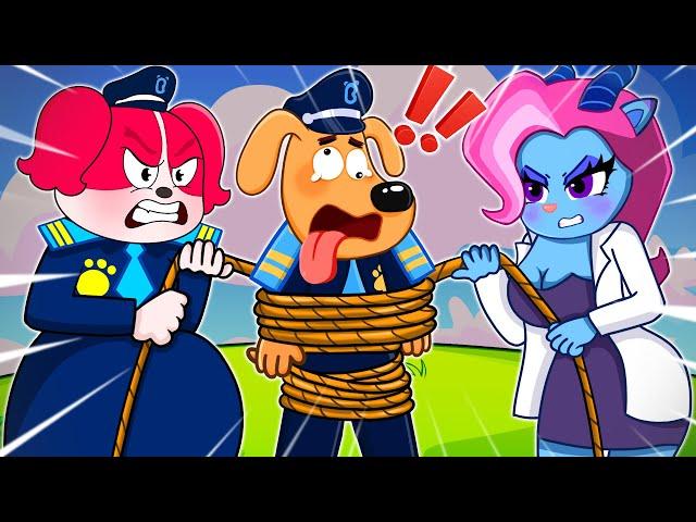 Papillon and Antel's Jealousy | Very sad Story | Sheriff Labrador Animation