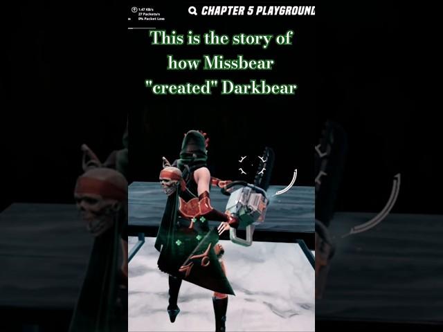 Darkbear's Origin Story #darkbear #missbear #story #orgin #music #fortnite #skit #gaming #song #book