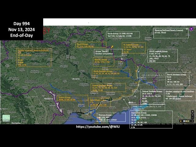 Ukraine military situation: Nov 8-13, 2024 (Ukrainian forces are closer to losing Kurakhove)