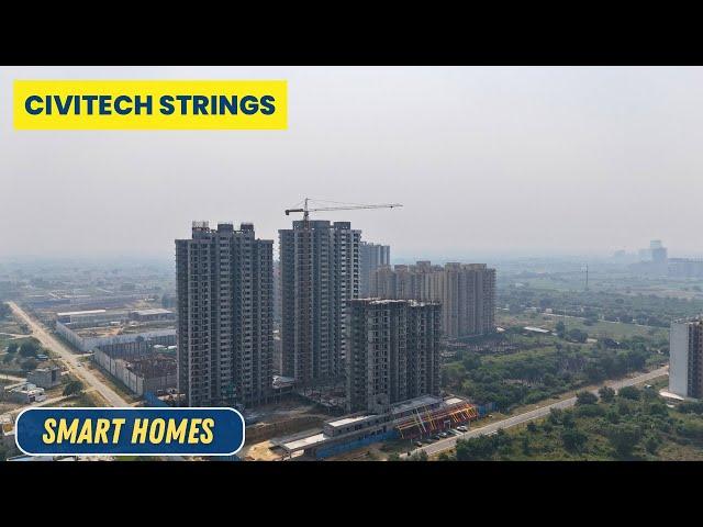 Civitech Strings - New Tower Launched - 2 & 3BHK Smart Homes In Sector 12, Noida Extension #civitech