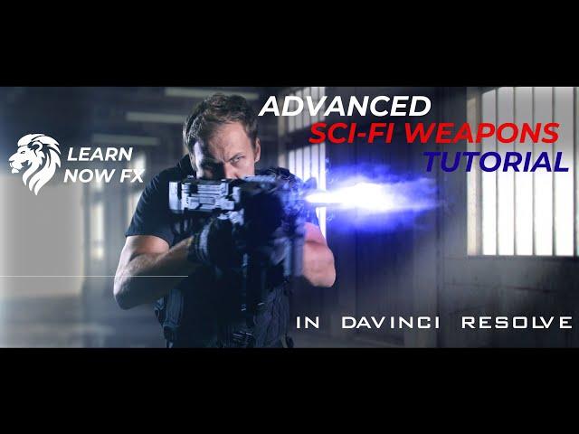 How to make Sci-Fi Weapons FX in Davinci Resolve Fusion (Free Version)