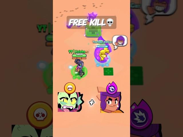 “Free rank 69 combo” ahh duo strategy #shorts #brawlstars