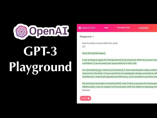 OpenAI Playground AI - API | OpenAI GPT-3 Playground