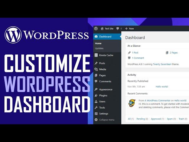 How To Customize Your WordPress Dashboard - Quick And Easy! (2024)