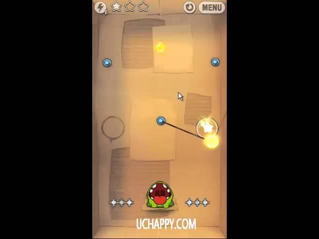 Cut The Rope Cardboard Box Level 1-22 Walkthrough (3-Star) HD