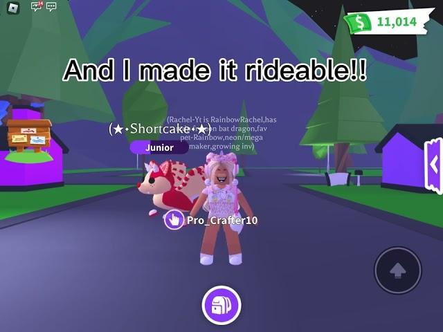 I GOT A RIDE STRAWBERRY BAT DRAGON IN ADOPT ME!!!