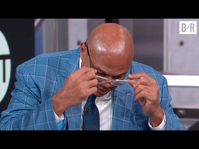 Shaq, Ernie, & Jalen Rose Roast Chuck's Glasses | Inside the NBA