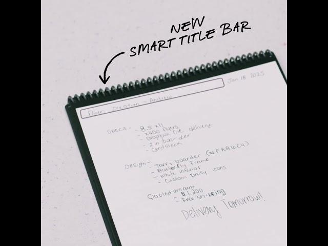 Rocketbook Core New Features (1x1)
