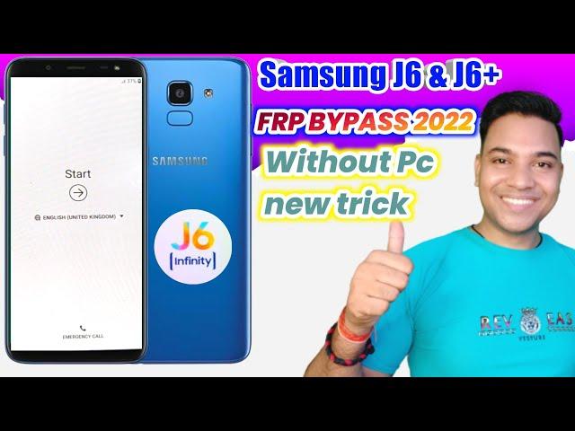 Samsung j6 infinity Frp Bypass ️J6+ Puls 100% without Pc