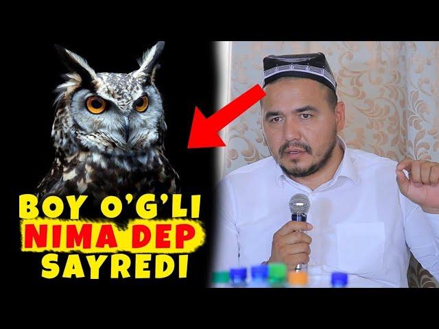 Шукурулло домла Бойўгли нима деп сайрайди? | Shukurulloh domla Boyo'g'li nima deb sayraydi?