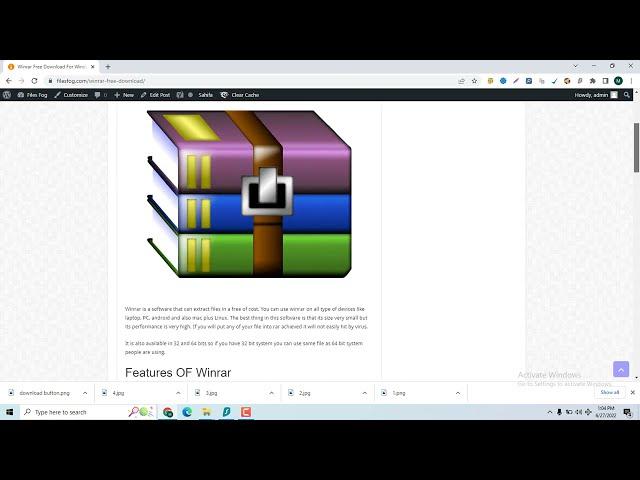 Download Winrar for windows 10 free 64 BIt & 32 Bit PC | Laptop