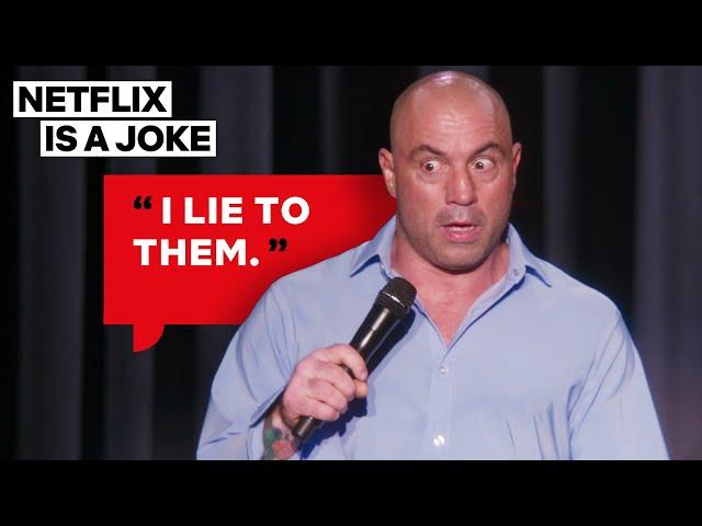 How High Joe Rogan Talks To His Kids | Netflix Is A Joke