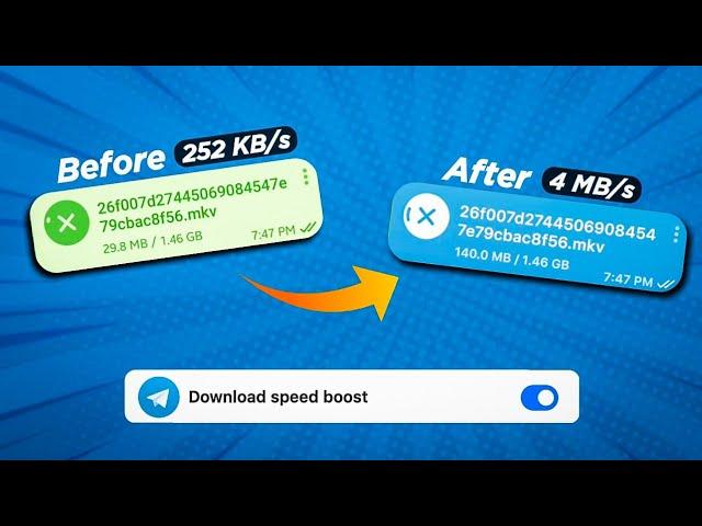 Telegram Download Speed Slow | Telegram Speed Increase | How To Speed Up Telegram Downloads