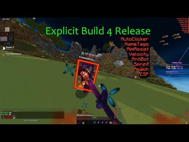 [Explicit B4] Ghost Client Release! Configs, Commands, Friends, Nametags!