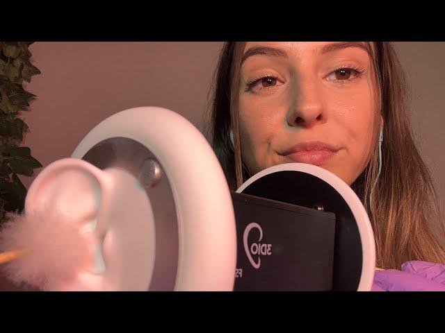 Binaural ASMR Deep Brain Scratches  (just a girl trying out a new mic) ️