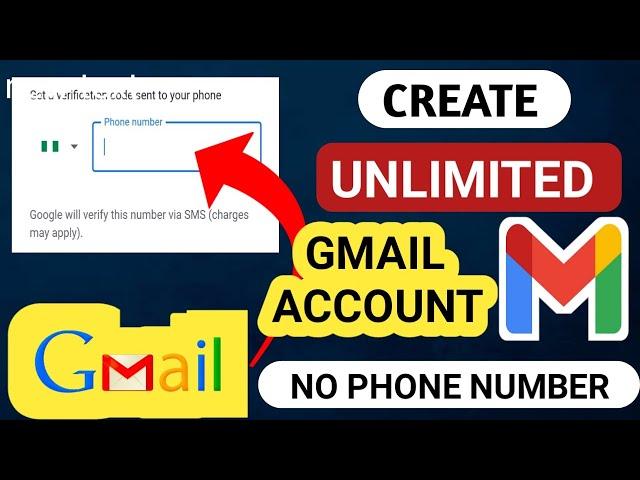 How to create unlimited Gmail account without phone number verification/how to create multiple Email