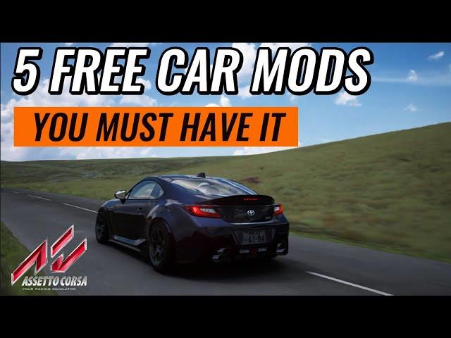 5 FREE CAR MODS U MUST HAVE IT Part 2 // ASSETTO CORSA