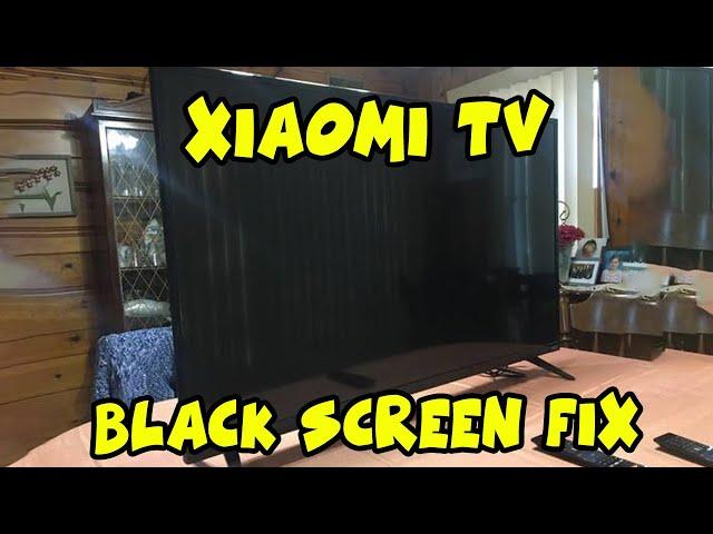 How to Fix Your Xiaomi TV That Won't Turn On - Black Screen Problem