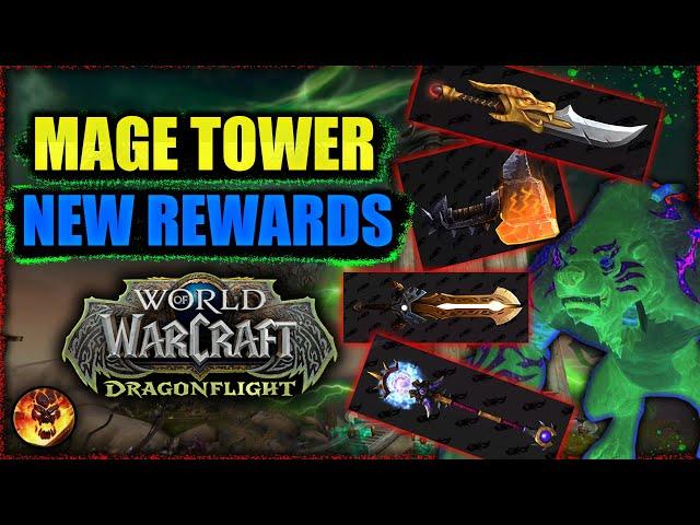 NEW Mage Tower REWARDS and TRANSMOGS !? INSANE! Last Updates! | WoW Dragonflight 10.0.5