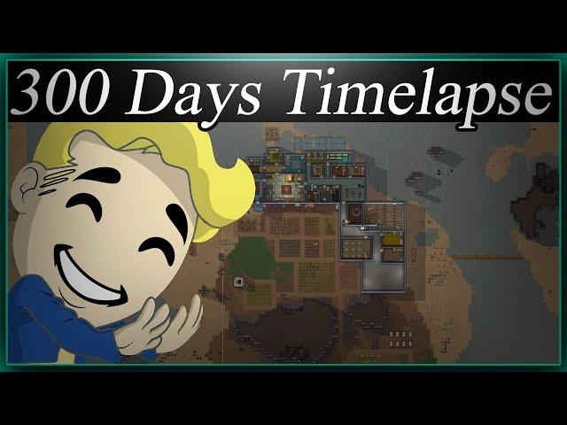 Rimworld Fallout Vault Survivors 300 Days Timelapse