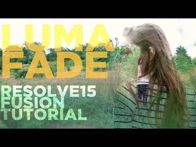 Cool Luma Fade Transition Effect - Davinci Resolve 15/Fusion Tutorial