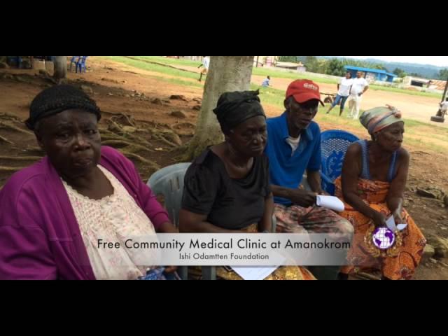 Ishi Odamtten Foundation Free Community Medical Clinic at Amanokrom