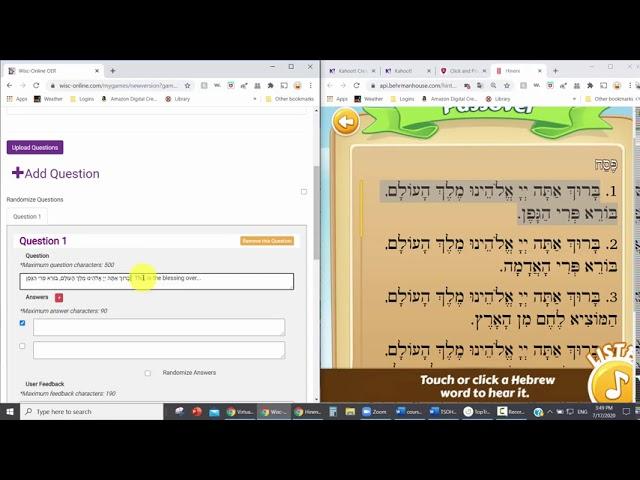 Getting Started with Wisc-Online Game Builder