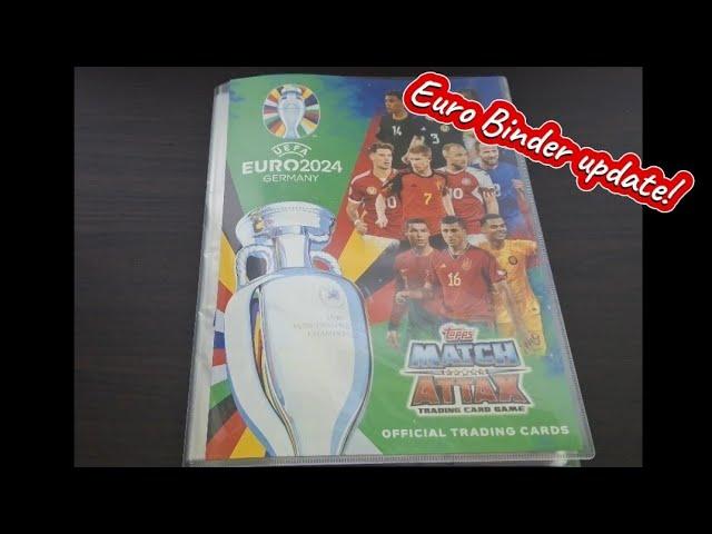 Match attax Euro 2024 Binder Update!