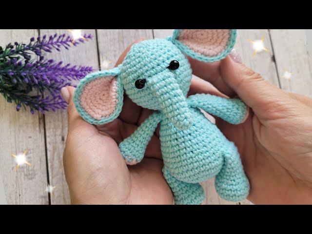 СЛОН ВЯЗАНЫЙ КРЮЧКОМcrochet elephantgehäkelter Elefant