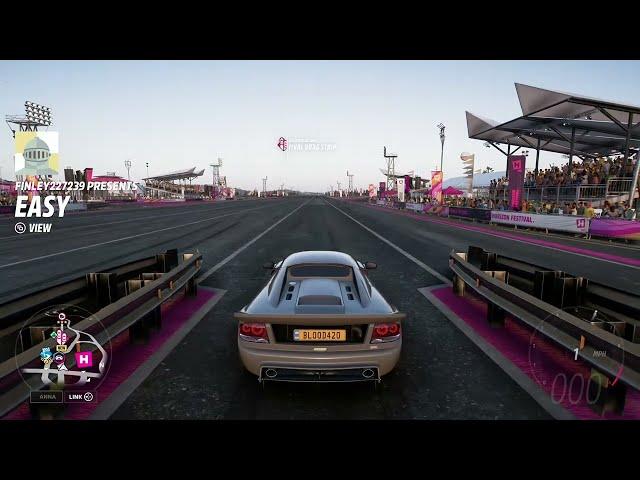 (Forza Horizon 5) Noble M400 drag tune is a demon