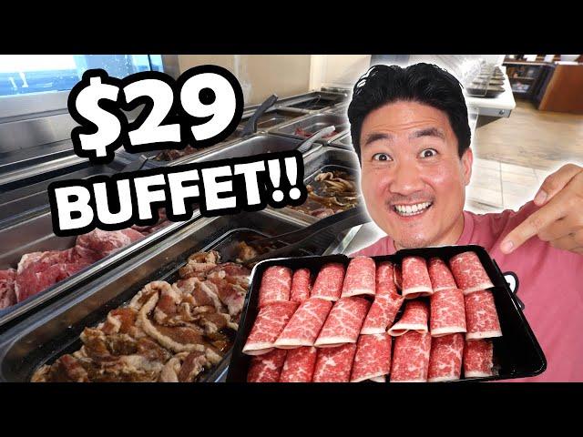 NEW $29 All You Can Eat Korean BBQ Buffet in Los Angeles!